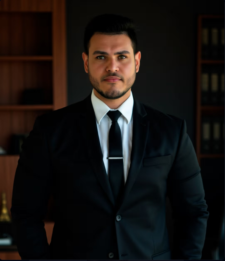Depois - Breno com terno completo profissional